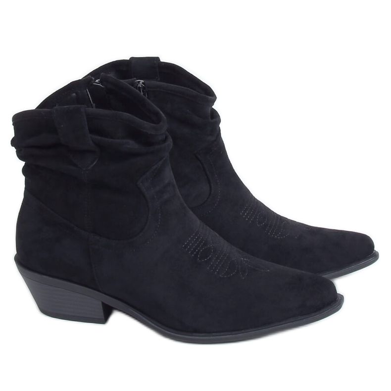 Stivali da cowboy neri da donna 99-65 Black nero