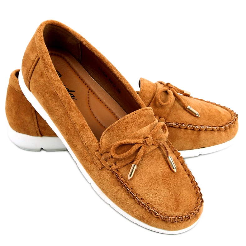 BM Camel RQ-2 Mocassini da donna Camel marrone