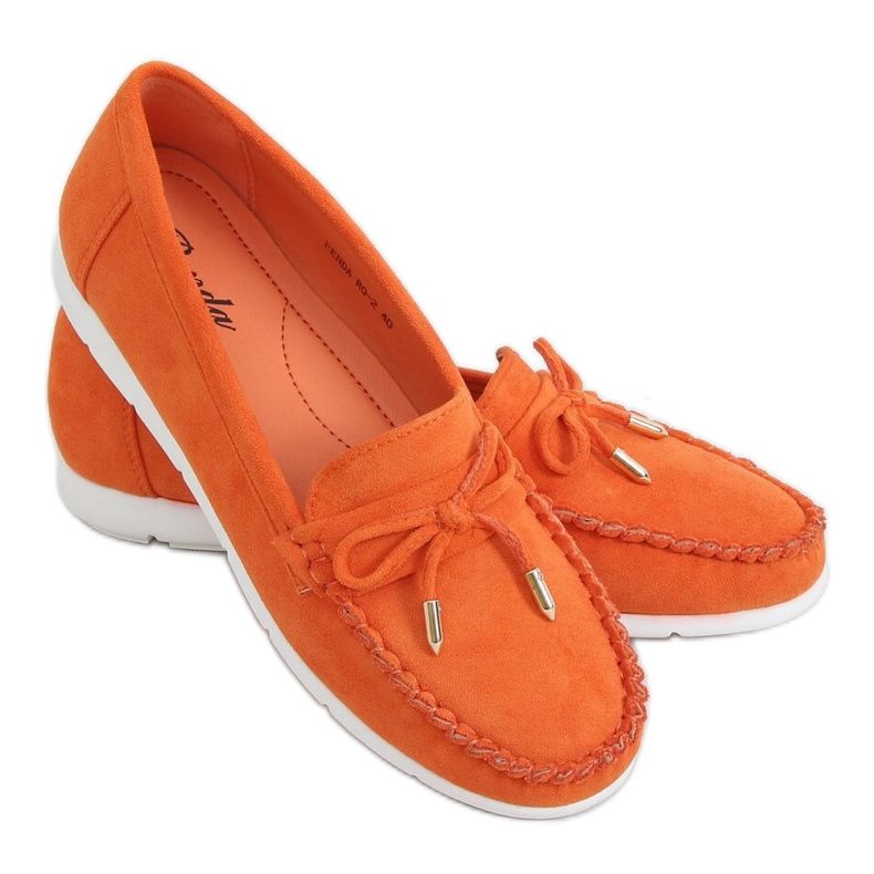Mocassini donna arancioni RQ-2 Orange arancia