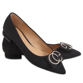 Ballerine mandorla naso nero FM3107A Nero