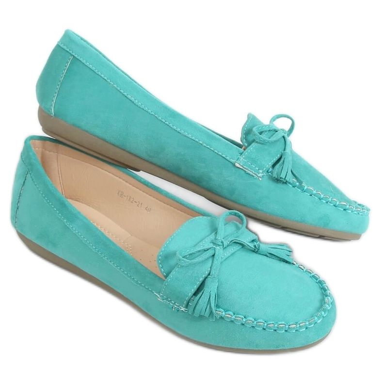 Mocassini da donna verdi XR-1R2 Green verde