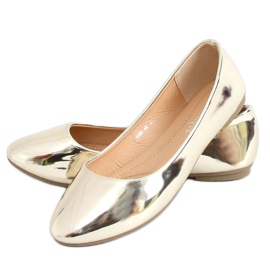 Ballerine laccate oro 9988-60 Gold d'oro