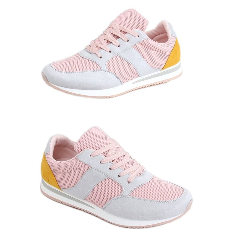 Multicolore SC26 Scarpe sportive grigie rosa