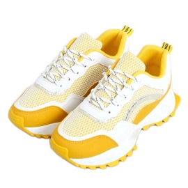 2008 Scarpe sportive gialle e bianche bianco giallo
