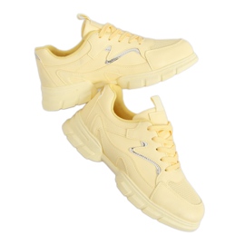 Scarpe sportive gialle 3158 Giallo