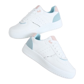 Scarpe sportive da donna bianche BL218P Blu bianco