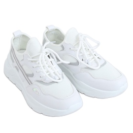 Scarpe sportive bianche B0-560 Bianco bianca