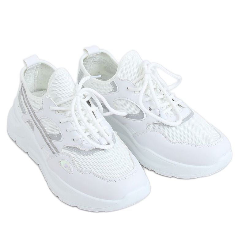 Scarpe sportive bianche B0-560 Bianco bianca