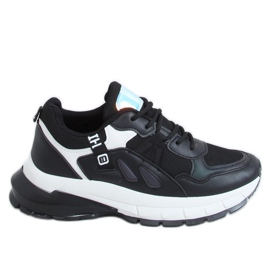 Scarpe sportive nere da donna B0-553 Black nero