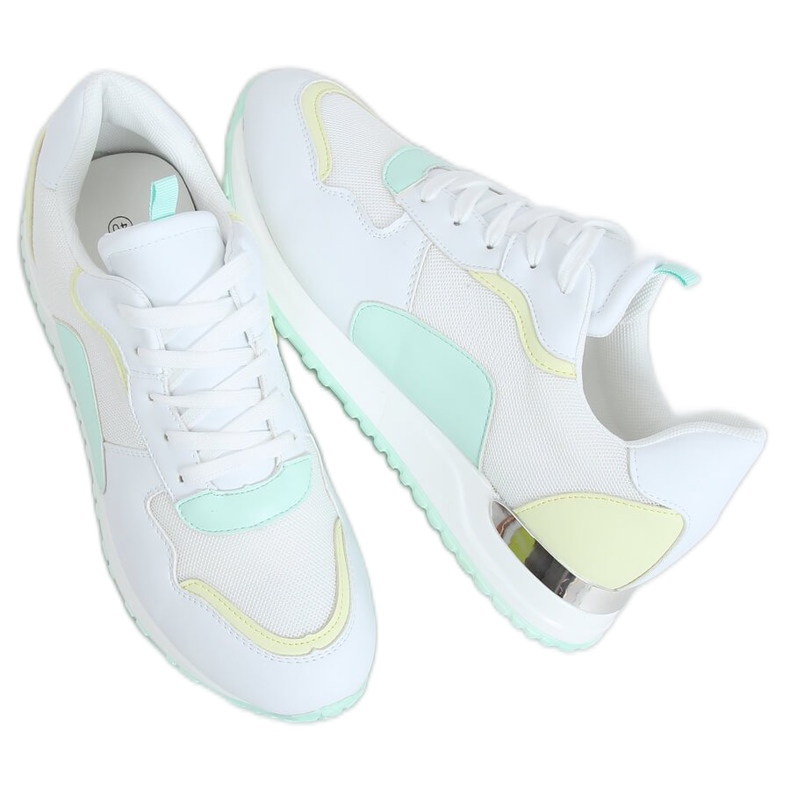 Scarpe sportive multicolor C915 BIANCO/GIALLO/VERDE bianca multicolore