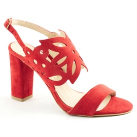 Cortesini Sandali da donna 02100 rossi rosso