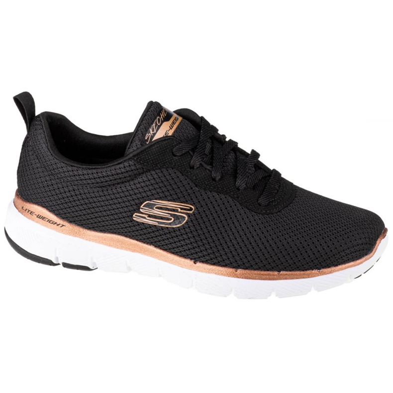 Skechers Flex Appeal 3.0 W 13070-BKRG Scarpe nero d'oro