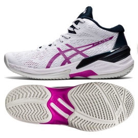 Scarpe da pallavolo Asics Sky Elite Ff Mt W 1052A023-103 bianco bianco