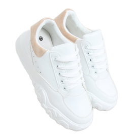 Sneakers da donna bianche VL124P Beige bianco