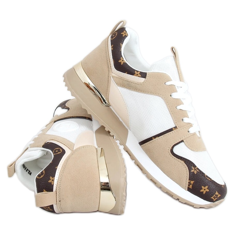 Scarpe sportive beige VL118P Beige multicolore