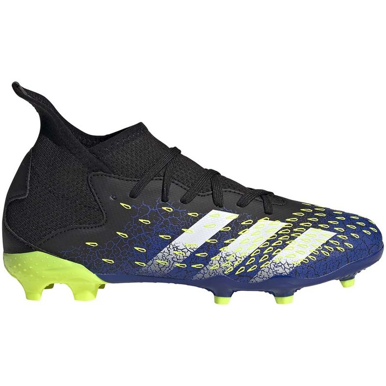 Scarpe calcio adidas Predator Freak.3 Fg Junior navy-verde FY0613 nero nero