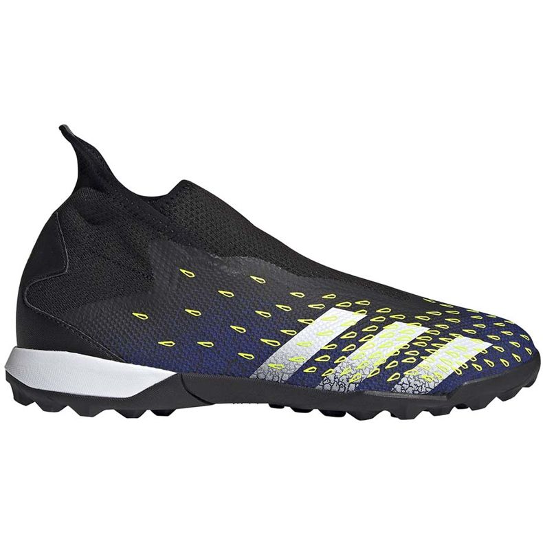 Scarpe calcio adidas Predator Freak.3 Ll Tf nere e blu FY0619 nero nero