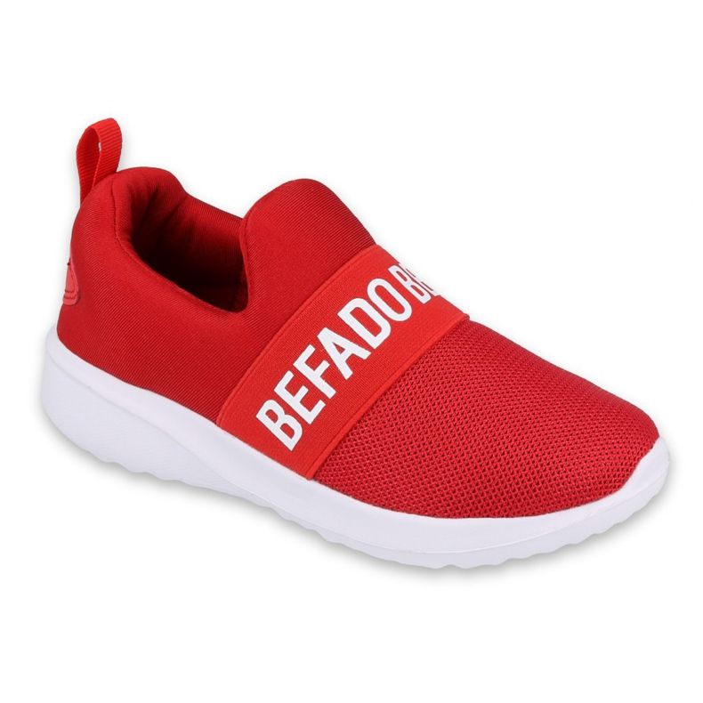 Scarpe per bambini Befado 516X081 bianca rosso