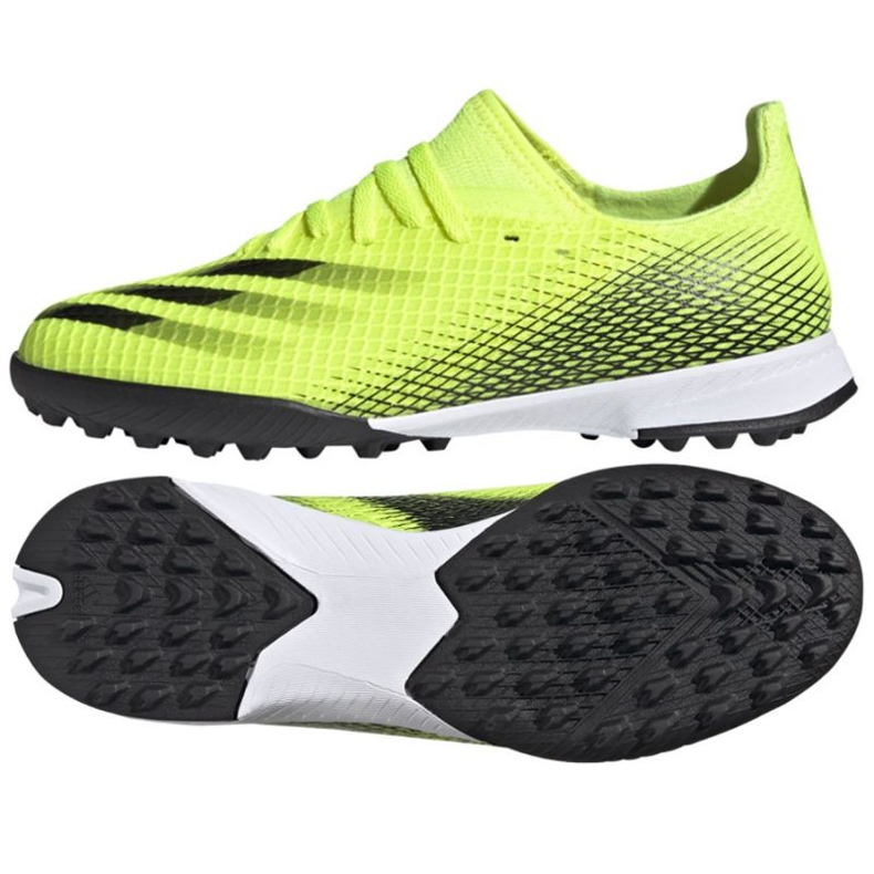Scarpe da calcio Adidas X Ghosted.3 Tf Jr FW6926 multicolore gialli