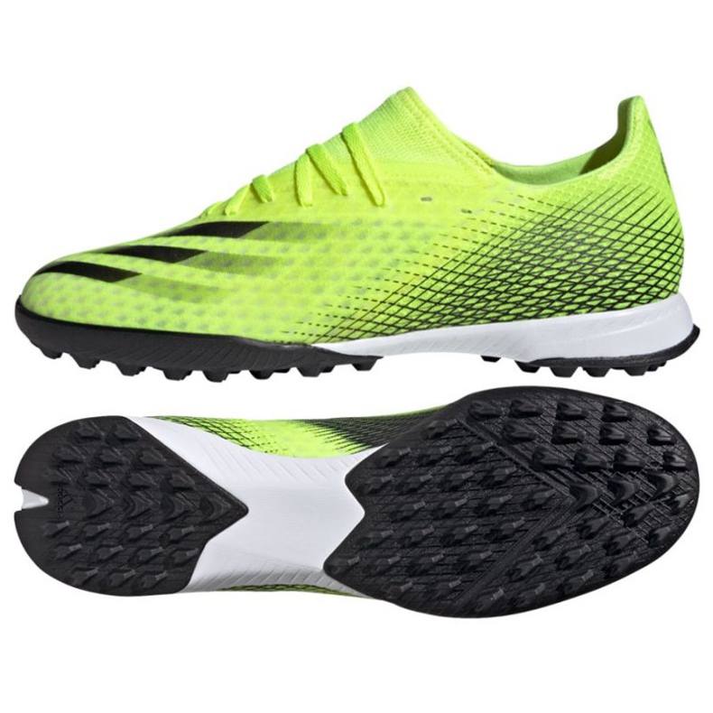 Scarpe da calcio Adidas X Ghosted.3 Tf M FW6944 multicolore verde