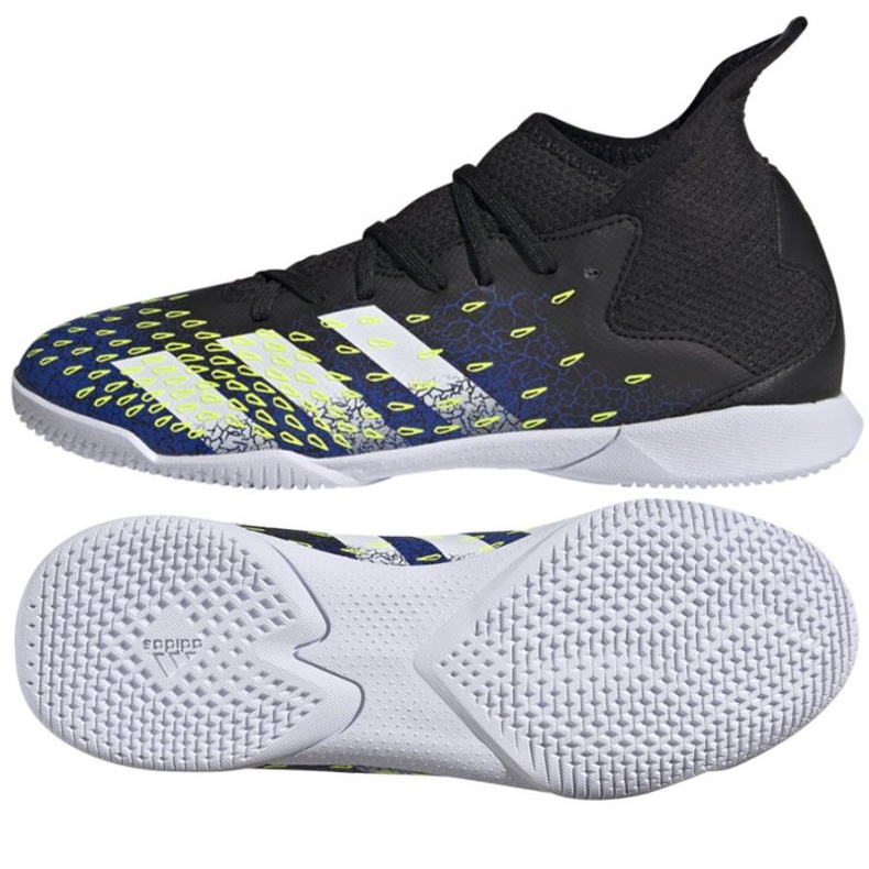 Scarpe da calcio Adidas Predator Freak.3 In Jr FY0614 multicolore nero