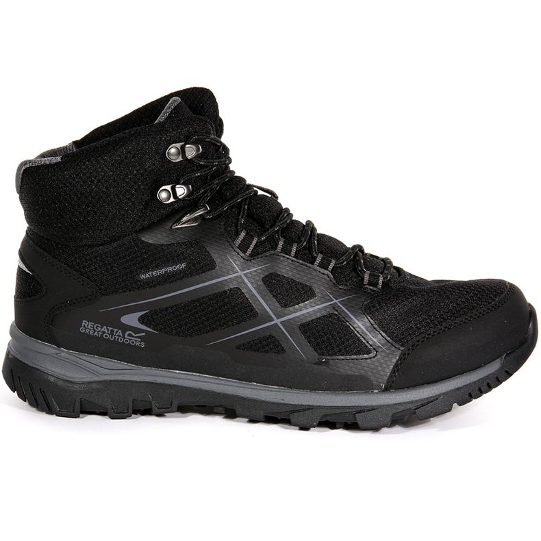 Regatta Regata Kota Mid scarpe da uomo nere RMF490 9V8 nero