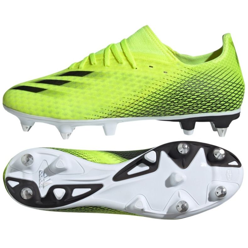 Scarpe da calcio Adidas X Ghosted.3 Sg M FW6957 multicolore giallo