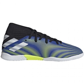 Scarpe indoor adidas Nemeziz 3 In Jr FY0818 nero, reale blu