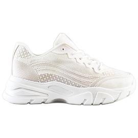 SHELOVET Scarpe da ginnastica bianche bianco