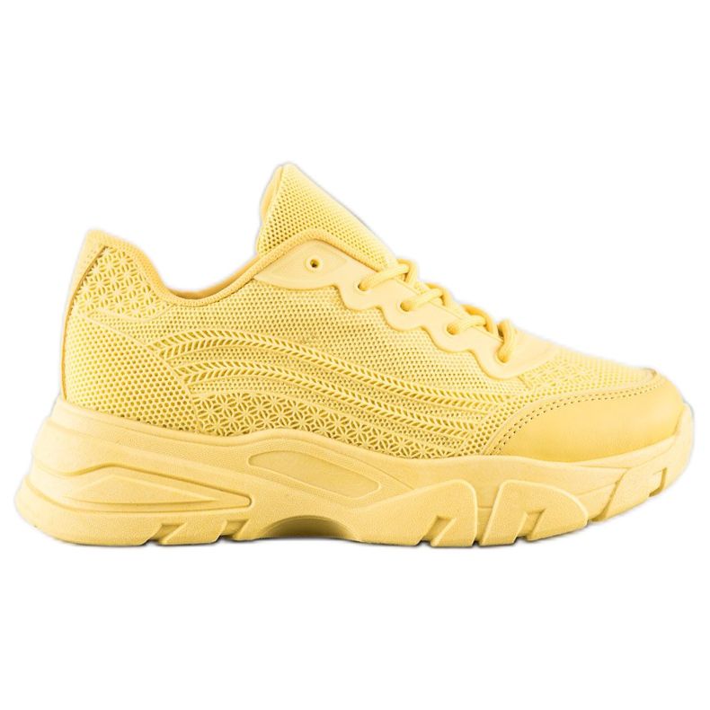 SHELOVET Scarpe da ginnastica gialle giallo