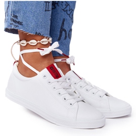 Sneakers Donna Con Nastro Big Star DD274685 Bianche bianca