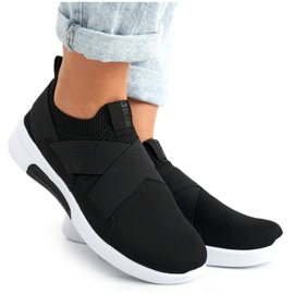 Scarpe sportive da donna Slip-on Memory Foam System Big Star FF274890 Nero