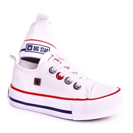 Sneakers basse classiche per bambini Big Star HH374089 Bianco