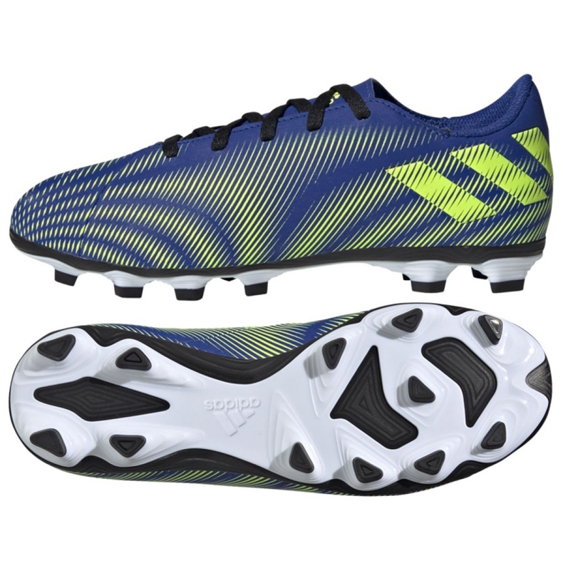 Scarpe da calcio Adidas Nemeziz.4 FxG Jr FY0822 multicolore blu