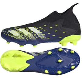 Scarpe da calcio Adidas Predator Freak.3 Ll Fg M FY0617 bianco, nero, reale nero