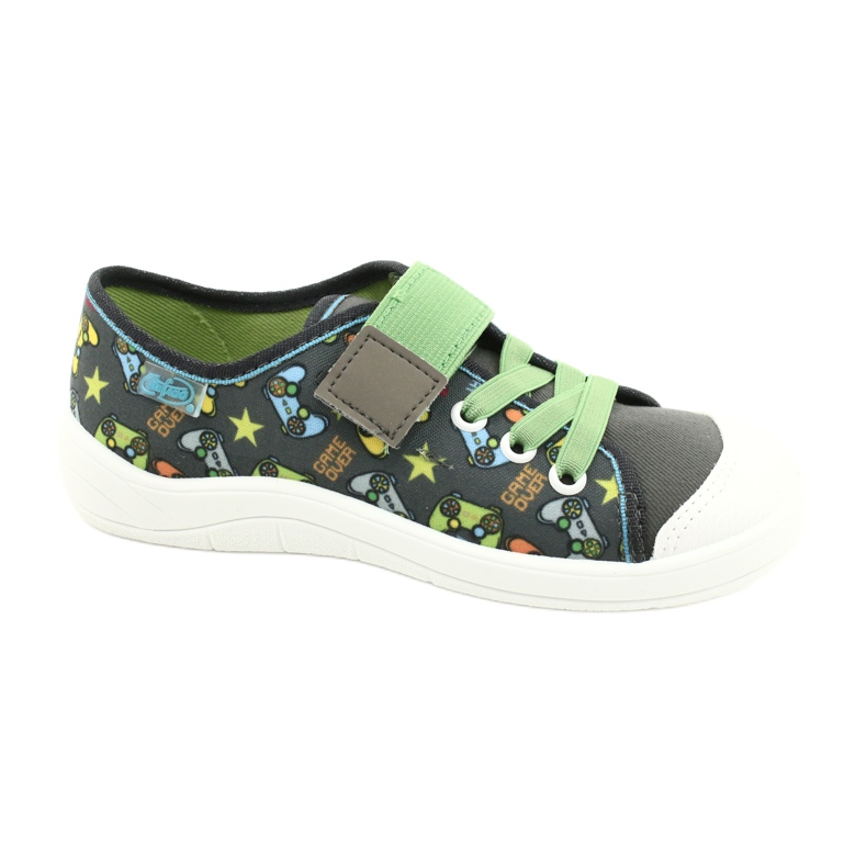 Scarpe per bambini Befado 251Y164 grigio multicolore verde