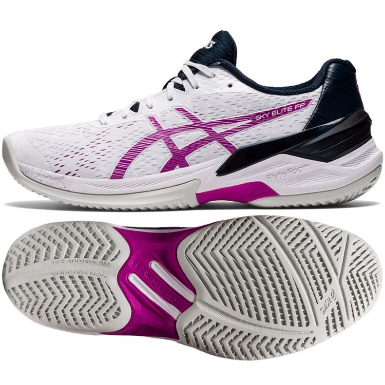 Scarpe da pallavolo Asics Sky Elite Ff W 1052A024-103 multicolore bianca