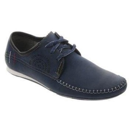 Lemar Mocassini stringati da uomo 872 blu navy