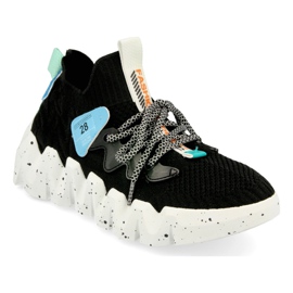 PS1 Calze sportive da donna nere Fashion Pioneer nero blu