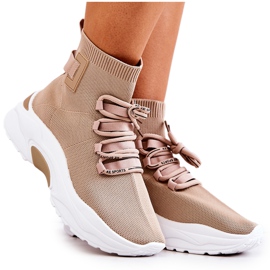 Calze Sportive Donna Beige KeSports