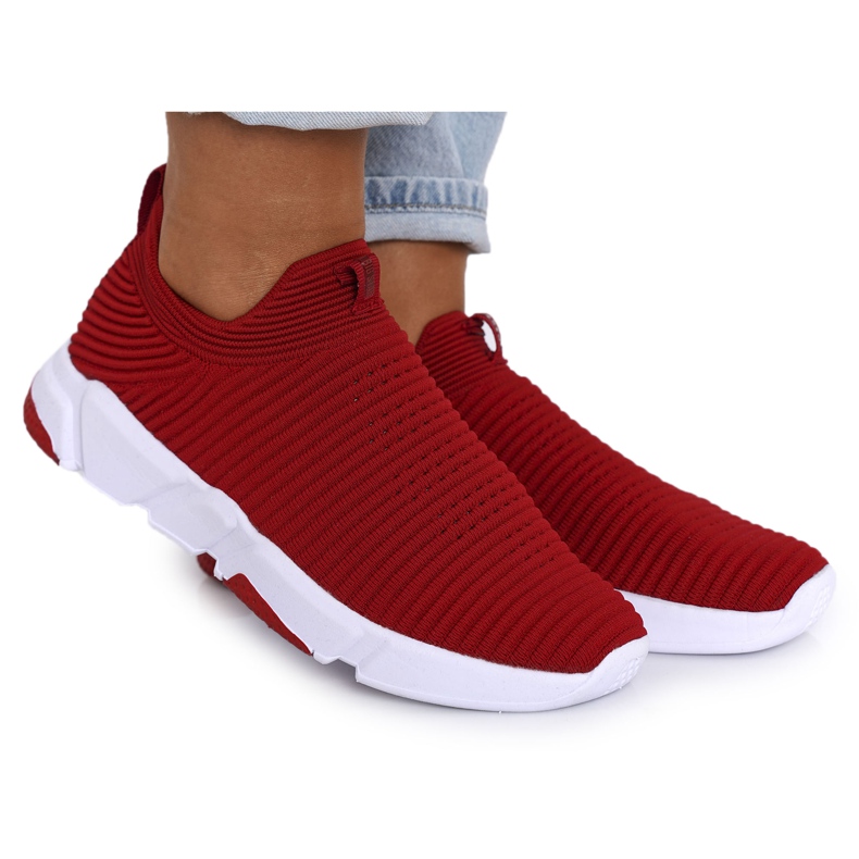 Scarpe Sportive Donna Slip-on Big Star DD274463 Rosse rosso