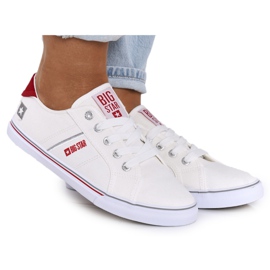 Sneakers da donna Big Star DD274892 Bianco-Rosso