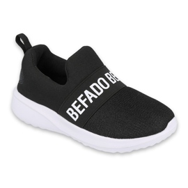 Scarpe per bambini Befado 516Y083 bianco nero