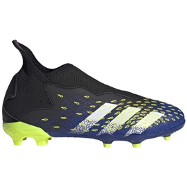 Scarpe calcio adidas Predator Freak.3 Ll Fg nero-verde-navy blue Junior FY0618