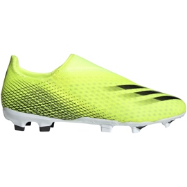 Scarpe da calcio Adidas X Ghosted.3 Ll Fg giallo-nero FW6969