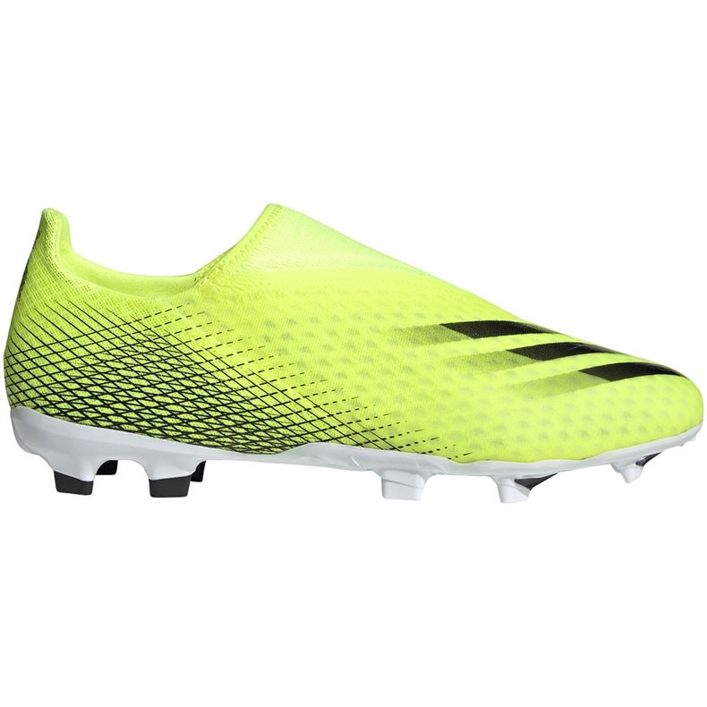 Scarpe da calcio Adidas X Ghosted.3 Ll Fg giallo-nero FW6969