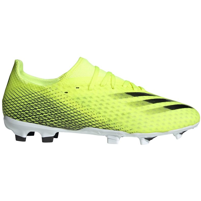 Scarpe da calcio Adidas X Ghosted.3 Fg giallo-nere FW6948