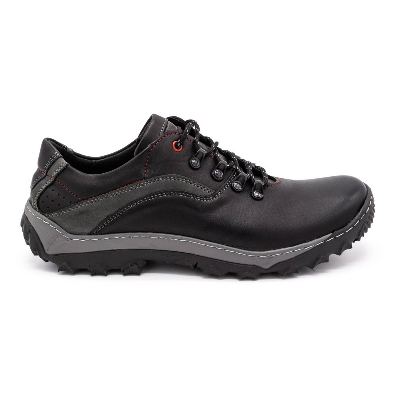 KENT Scarpe da trekking da uomo 268K nere nero