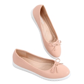 Ballerine donna beige e rosa YSD826 Nude