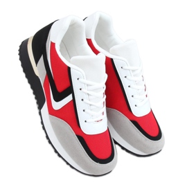 Scarpe sportive rosse VL121P multicolor multicolore